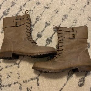 Rampage Lace-up Combat Boots